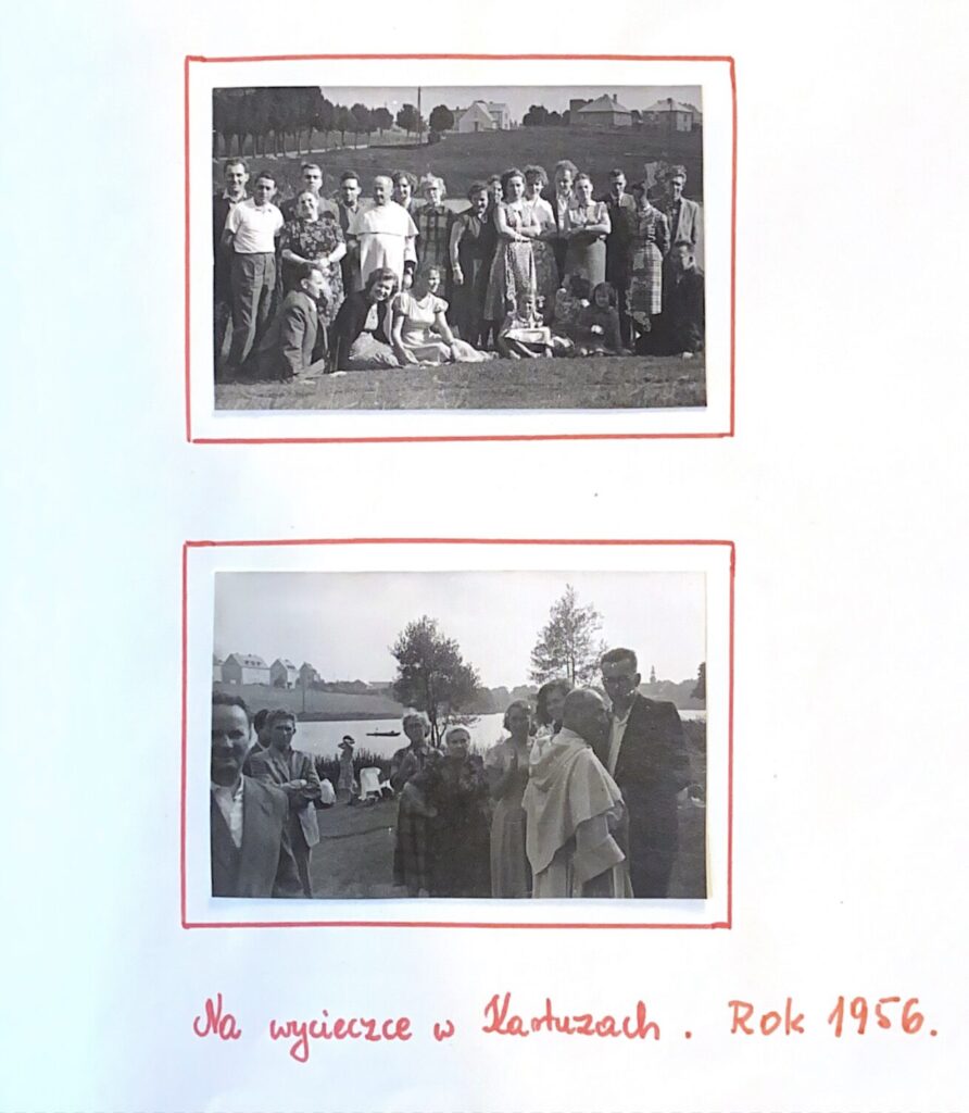 Fotografie z wycieczki Chóru do Kartuz – 1956 r.