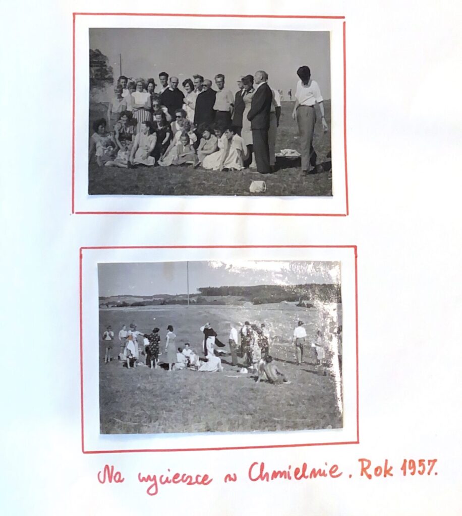 Fotografie z wycieczki Chóru do Chmielna – 1957 r.